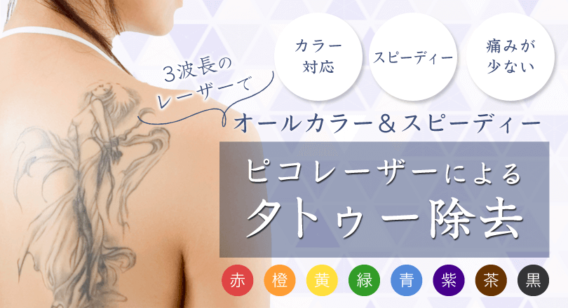 タトゥー 刺青のレーザー除去なら名古屋 エースクリニック